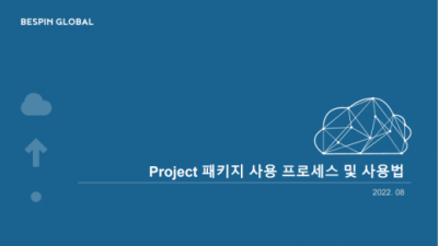 Project 패키지 사용 프로세스 및 사용법